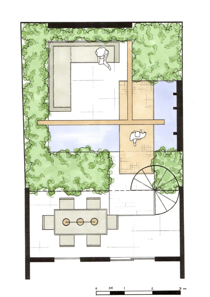 Sketch Plan for garden design process